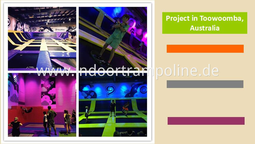 Projects of indoor gymnastic trampoline